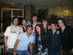 A.N.G.E.L.E.S. Band & I with Walter Giardino - Lead Guitarist and founder of heavy metal band Rata Blanca 2010 (BA)